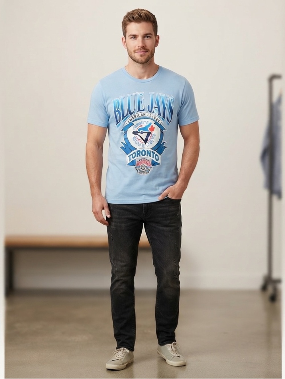 Genuine Merchandise Light Blue Cotton Tee - L/G